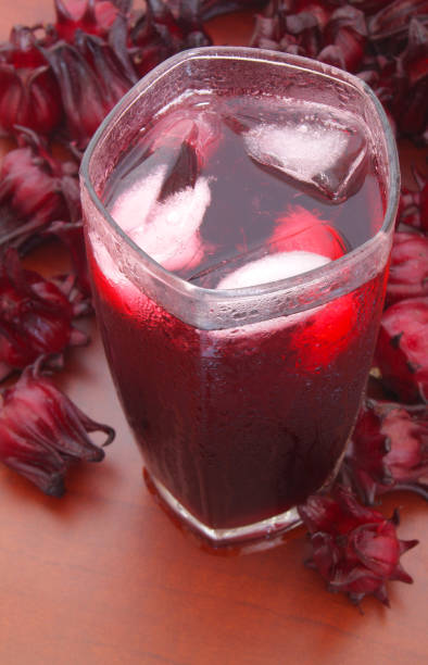 istock Hibiscus sabdariffa or roselle fruits iced tea 1203320252