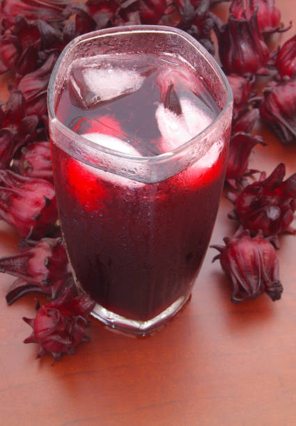 istock Hibiscus sabdariffa or roselle fruits iced tea 1203320292