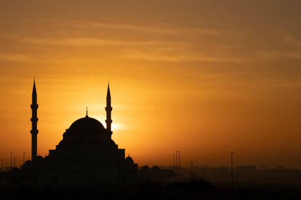Sharjah Mosque is the latest landmark visible from the Emirates Road in UAE.