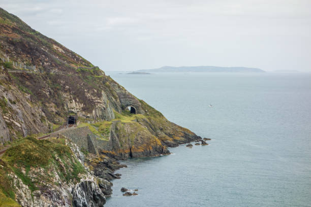 istock Coastal Railway Line near Bray, Wicklow, Ireland 1203333247