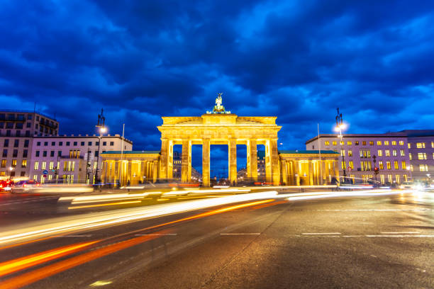 istock Brandenburger Gate at sunset 1203340845
