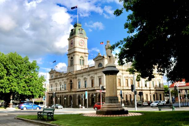 Ballarat, Australia Ballarat is the third biggest town in Victoria, Australia. It is situated between Melbourne and the Grampians Nationalpark. great ocean road photos stock pictures, royalty-free photos & images