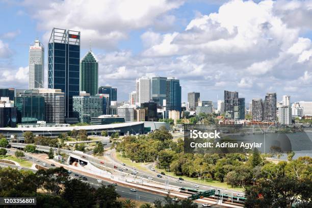 Perth Australia Stock Photo - Download Image Now - Perth - Australia, Urban Skyline, Architecture