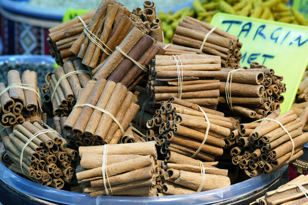 istock with cinnamon stick, a large amount of whole cinnamon stick, 1203360713