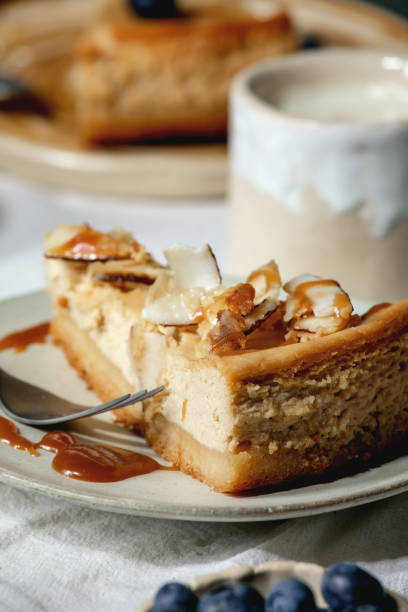 istock Piece of cheesecake 1203363084