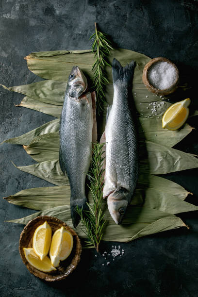 istock Raw uncooked fish sea bass 1203363168