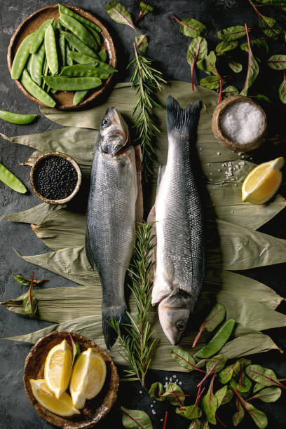 istock Raw uncooked fish sea bass 1203363174