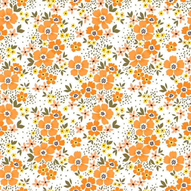 ilustrações de stock, clip art, desenhos animados e ícones de seamless floral pattern. - 2640