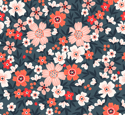Seamless Floral Pattern Stock Illustration - Download Image Now