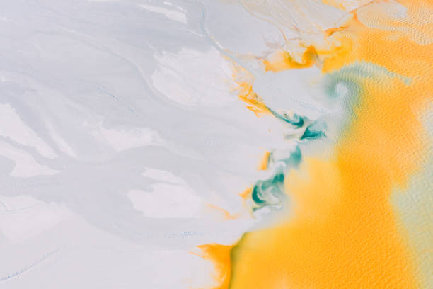 istock Salt fields and mineral lakes 1203392687