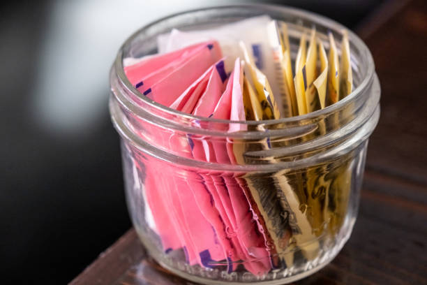 Assorted Artificial sweeteners stock photo