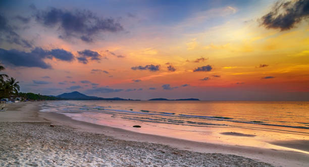 istock Colorful cloudy background sunrise or sunset 1203395559