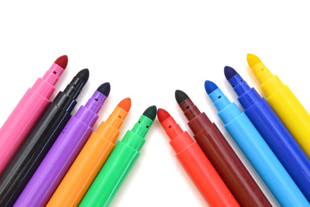 istock Set of felt-tip pens of different colors 1203398829