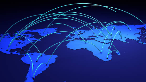 istock Earth map, Geographic information system, Location Intelligence software, Outbreak in the world map 1203400079