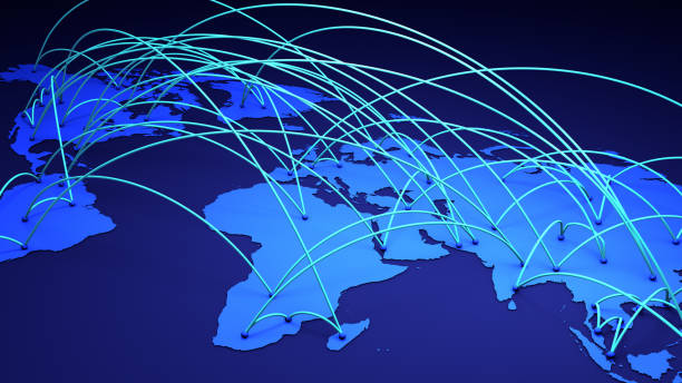istock Earth map, Geographic information system, Location Intelligence software, Outbreak in the world map 1203400354