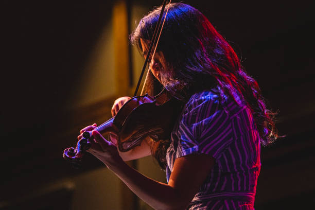 istock Woman playing the violin 1203402424