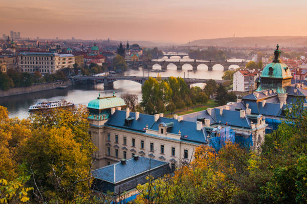 istock Sunset View of Prague 1203408928