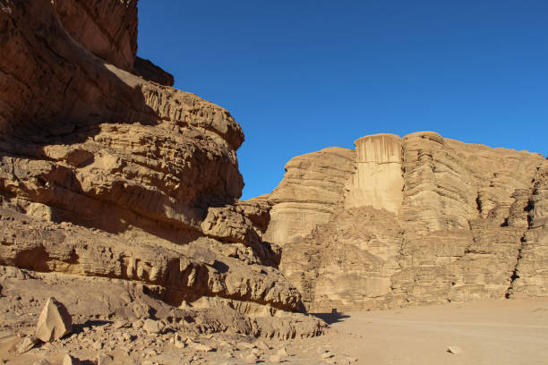 istock Sandstone mountains in Wadi Rum desert in Jordan 1203411275