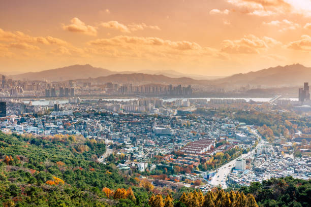 istock Seoul, South Korea Skyline 1203414375