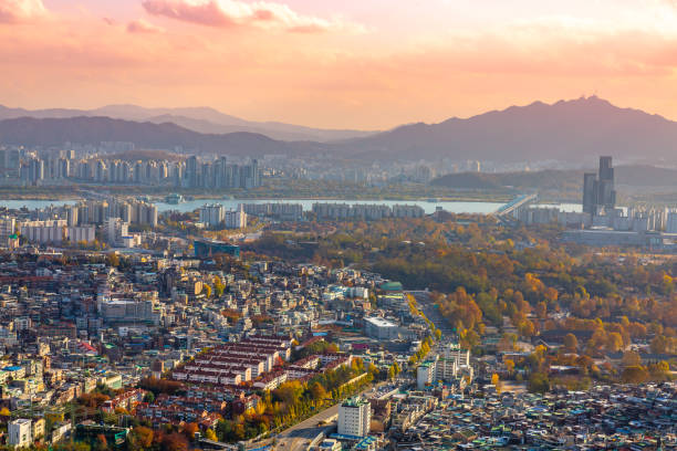 istock Seoul, South Korea Skyline 1203414992