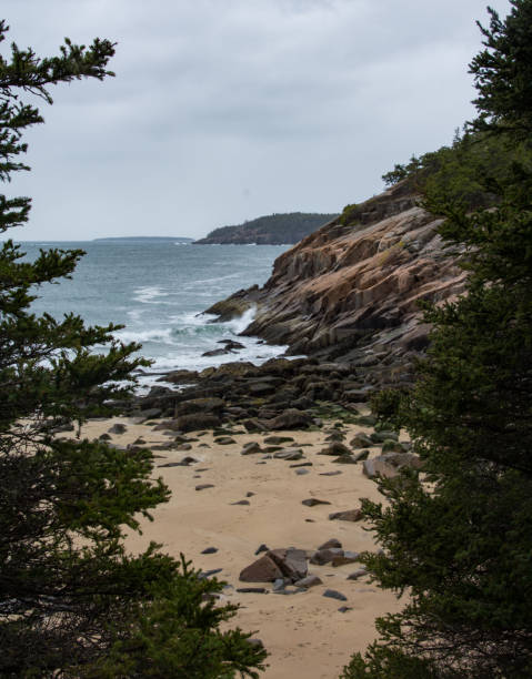 istock Sandy inlet in Acadia National Park 1203415338