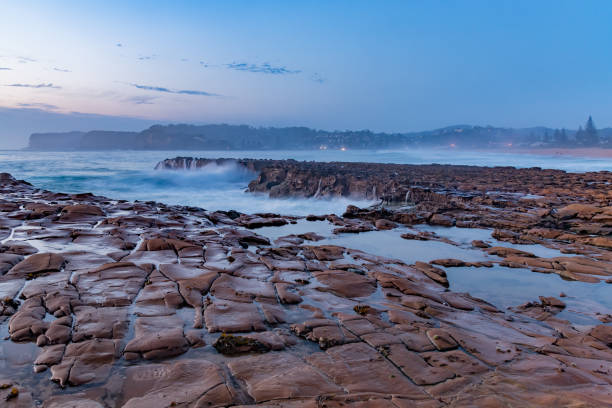 istock Coastal Dawn Seascape from Rock Platform 1203420391