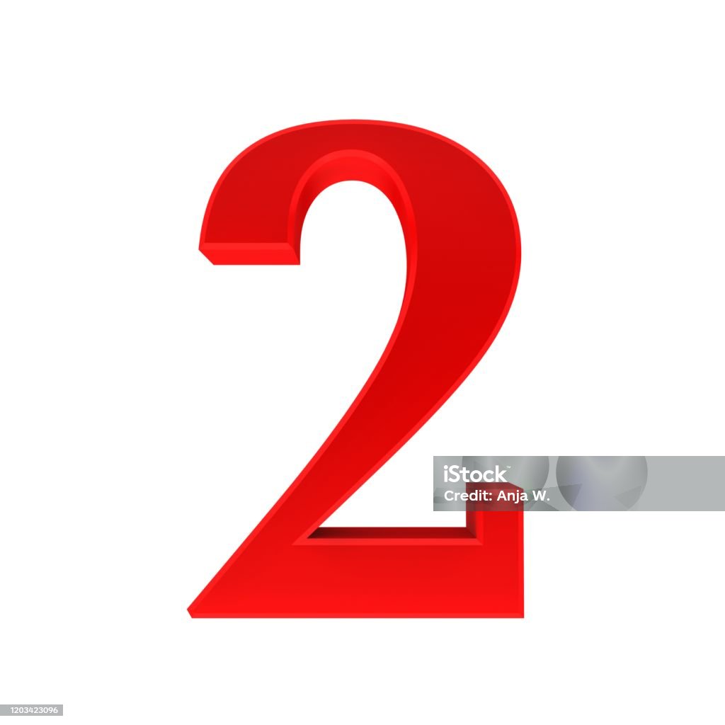 Two Number 2 Red Sign 3d Rendering Stock Photo Download Image Now Two Number 2 Red Sign 3d Rendering Stock Photo Download Image Now