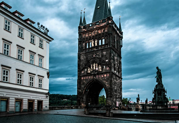 istock Tower Charles Bridge Prague, Czech Republic 1203423516