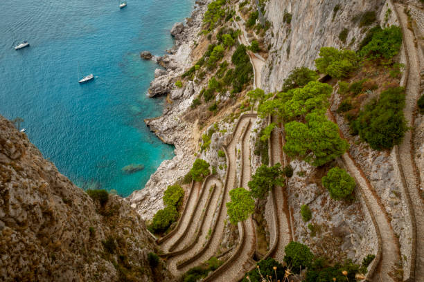 istock Via Krupp on Capri island in Italy 1203427562
