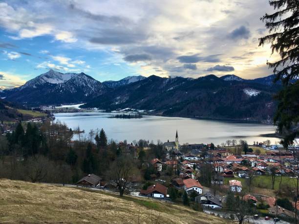 istock Spring at Schliersee, upper Bavaria. Sunny day, nature waking up 1203428659