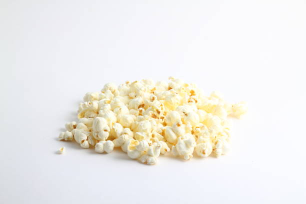 istock Sweet popcorn isolated on a white background 1203430443