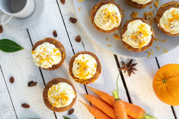 istock carrot cake cupcake bite size dessert snack 1203432574