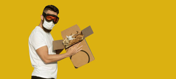 Unboxing of an infected postal package from China