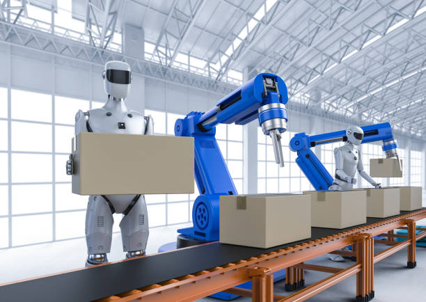 istock Automation factory concept 1203441279