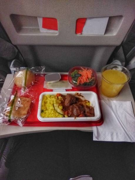 istock Airline meal - Airplane food 1203454407