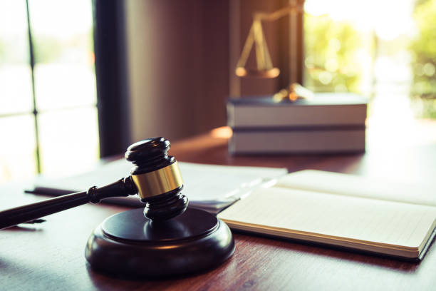 istock Judge gavel at the judicial office for judicial matters. 1203465551