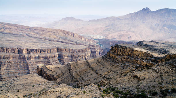 istock Scenic view from Jebel Shams Mountain in Oman 1203468237