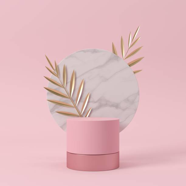 istock Abstract mock up scene with geometry shape podium. stock photo 1203483735