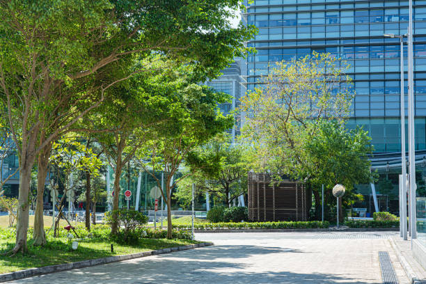 istock Office park, Hong Kong 1203499173