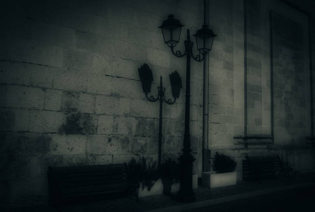 istock The Vintage Lanterns at Night 1203500910