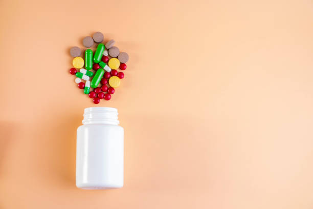 istock There are all kinds of drugs in the solid background 1203507189