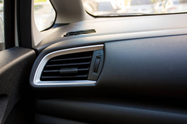 istock Air conditioner in the car. 1203512353