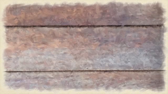 Old wooden panel backgrouund , Oil painting style