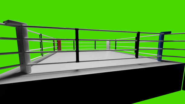 3dボクシングリング。 - boxing boxing ring rope three dimensional shape ストックフォトと画像