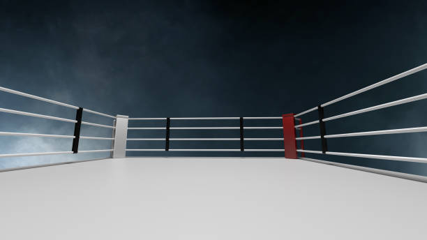 3dボクシングリング。 - boxing boxing ring rope three dimensional shape ストックフォトと画像