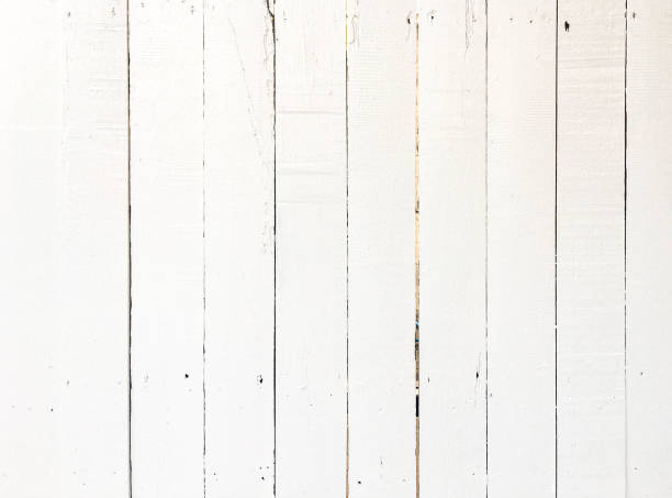 istock Surface of white wooden wall. 1203518669