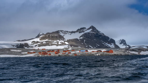 에스페란자 기지 , 남극 반도의 상설 연구 기지 - esperanza base 뉴스 사진 이미지
