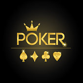 vektor-banner-schriftzug-poker-und-gold-