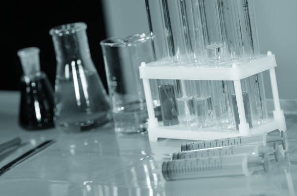 istock A desk at a chemistry lab or clinic. 1203528745