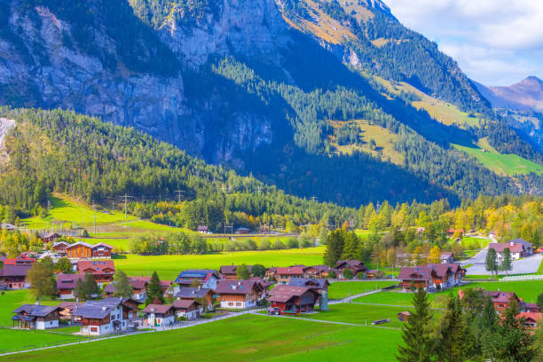 istock Kandersteg, mountains panorama, Switzerland 1203532685
